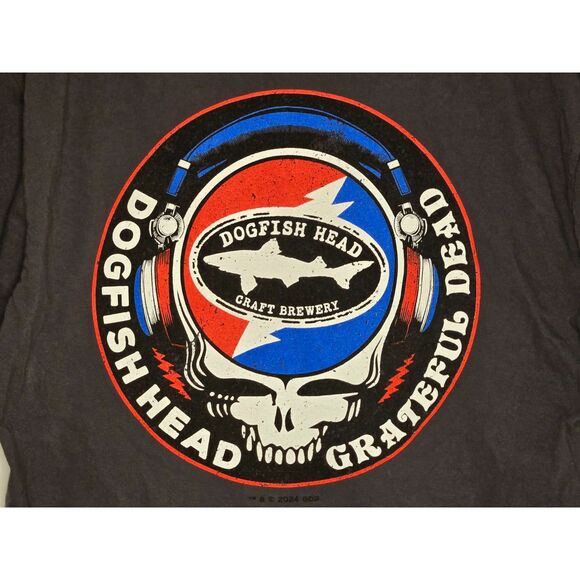 Dogfish Head x Grateful Dead 2024 Graphic Tee Comfort Colors Mens Size L T-Shirt - Picture 5 of 7